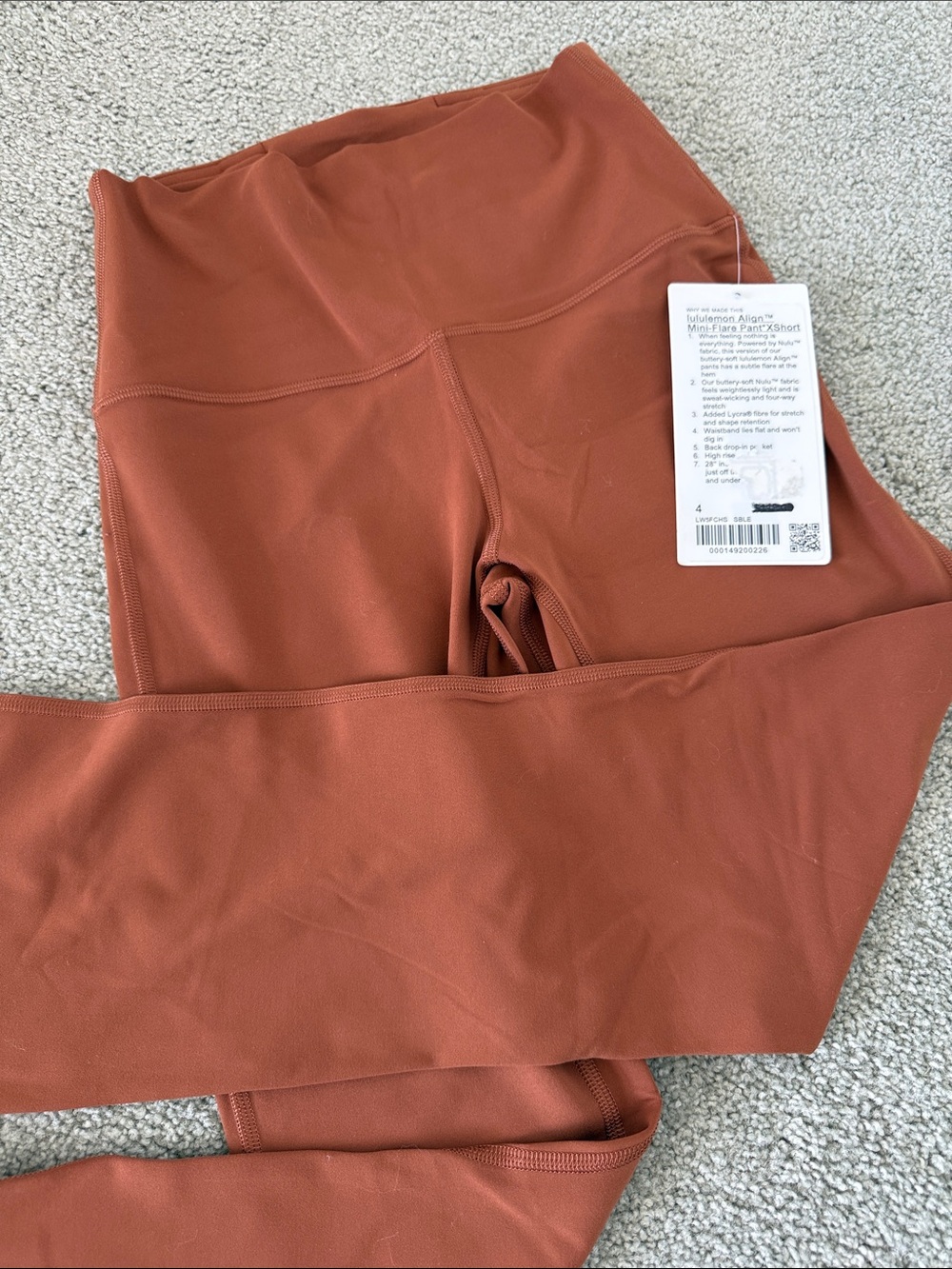 lululemon athletica High-Rise Leggings in Rust - Picture 3 of 5